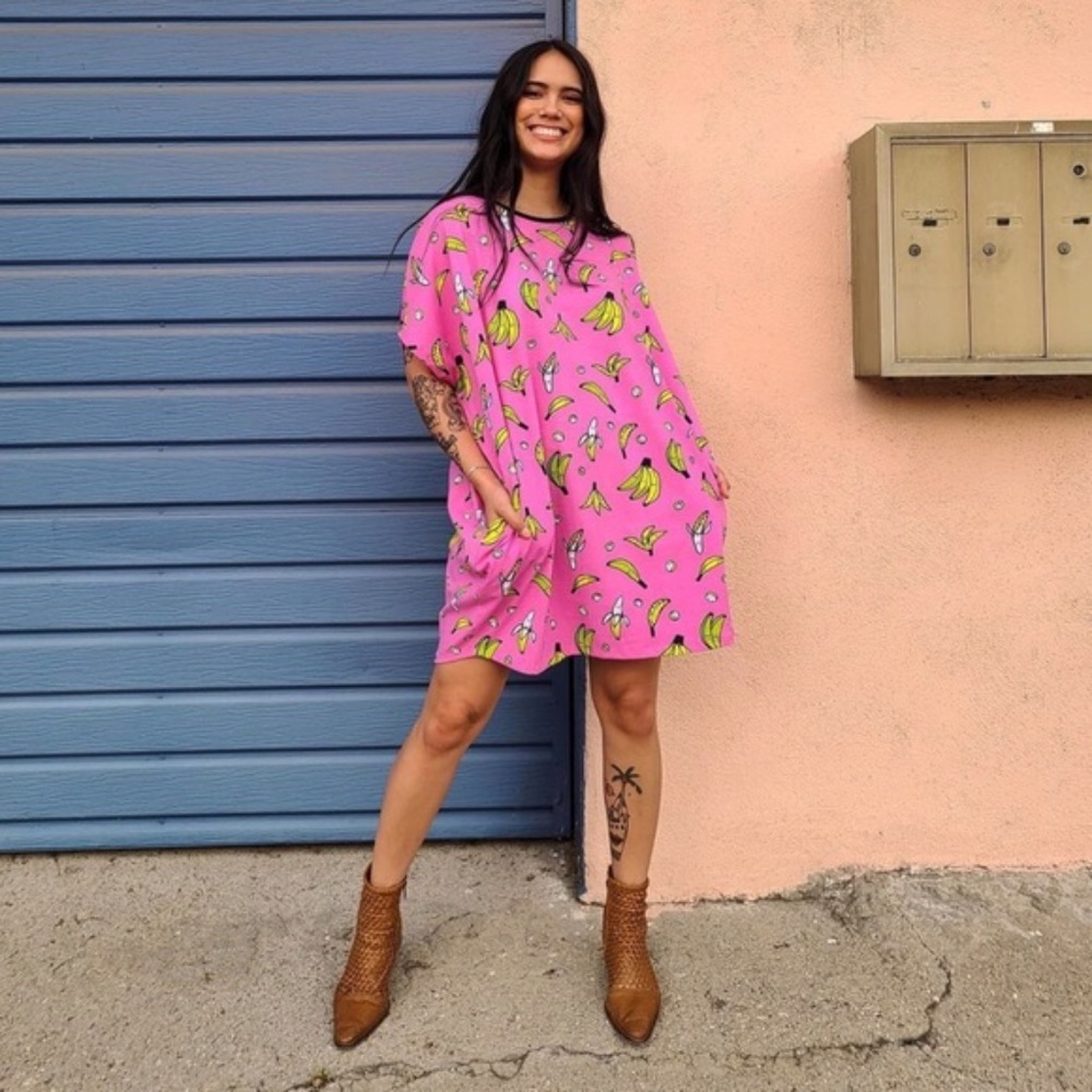 Nooworks Bananas Circle Dress XS